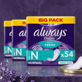 Always Dailies Panty Liners, 3 x 54 Pack