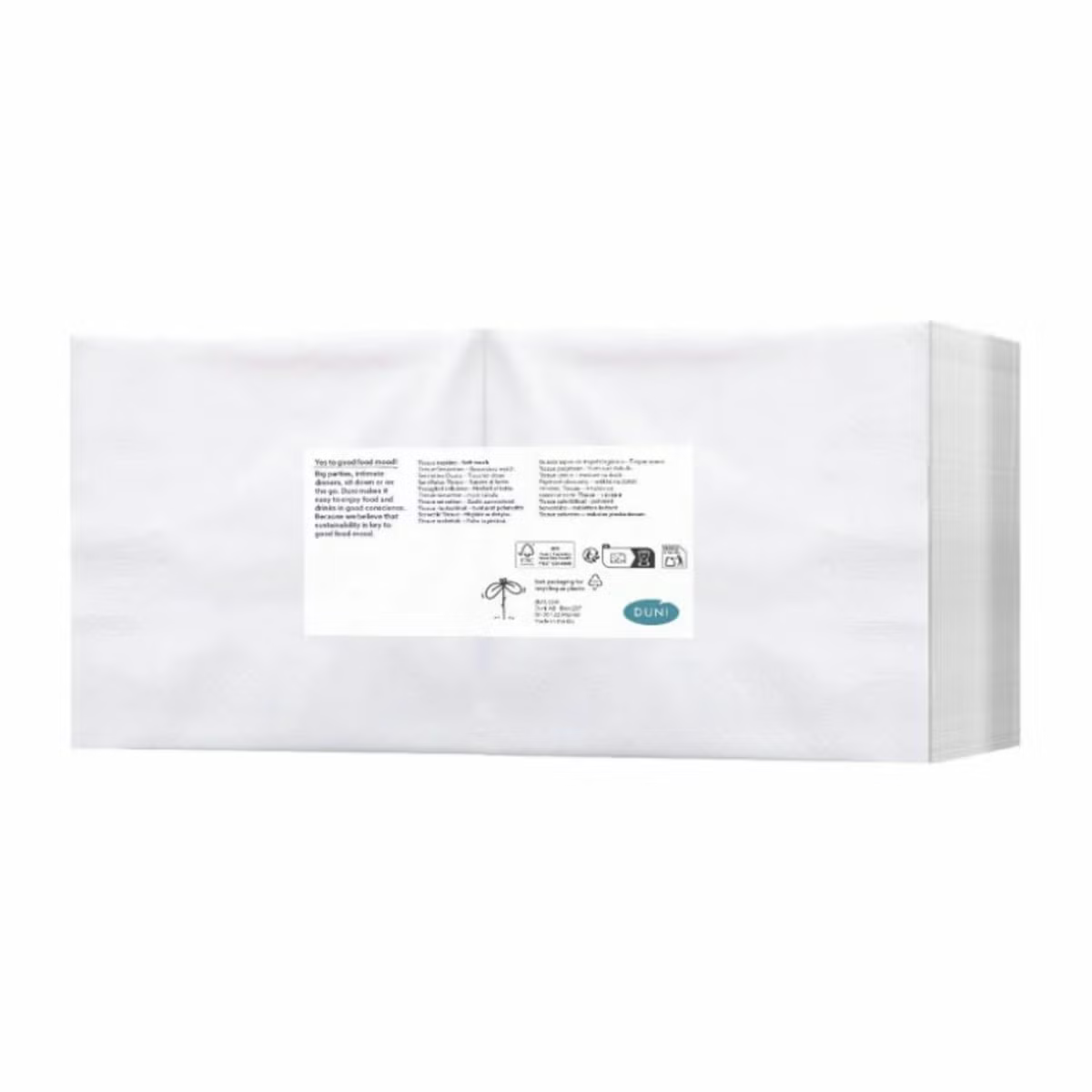 Duni Premium 32cm 3-Ply Napkins, 250 Pack