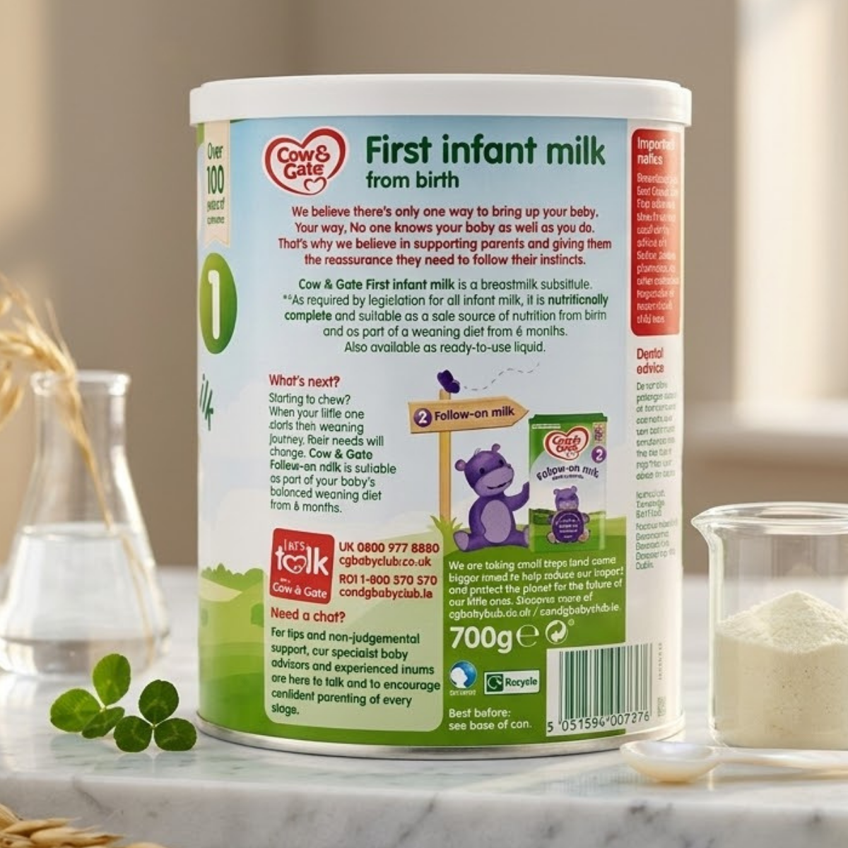 Cow & Gate 1 First Infant Milk Powder, 3 x 700g