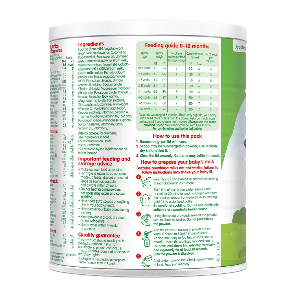 Cow & Gate 1 First Infant Milk Powder, 3 x 700g
