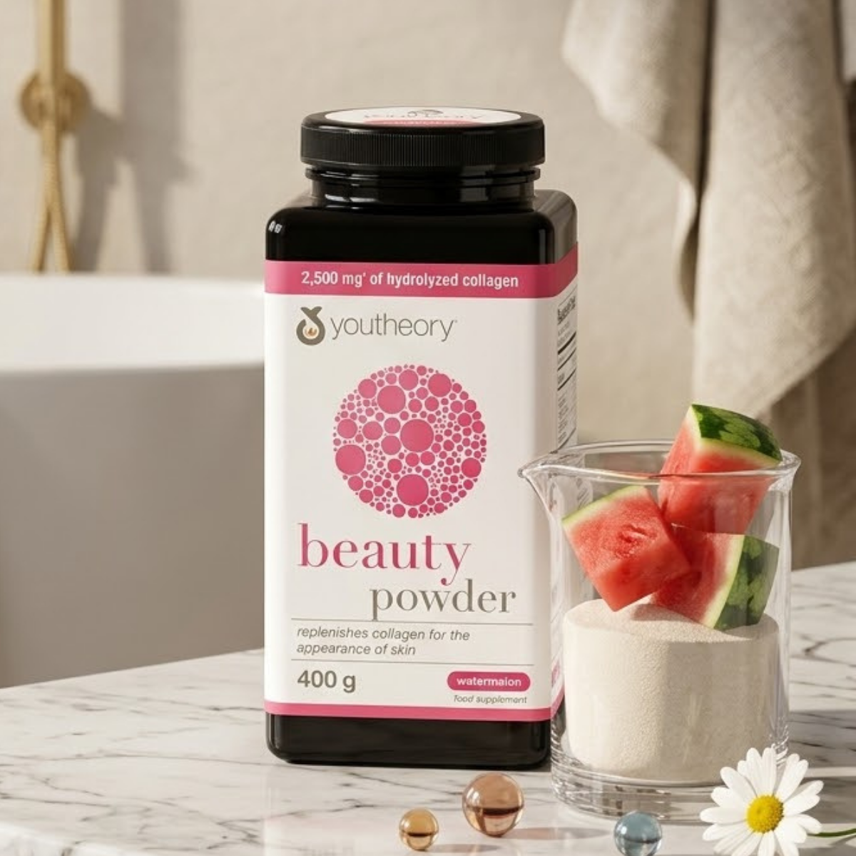 Youtheory Beauty Powder, Watermelon 400g