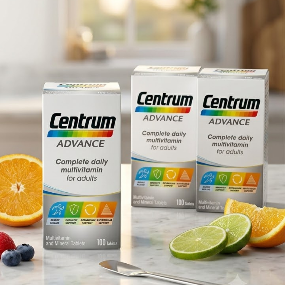 Centrum Advanced Vitamins, 3 x 100 Count