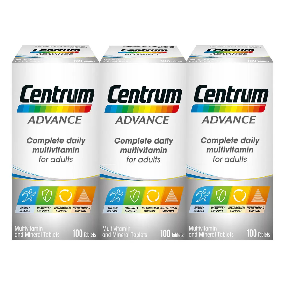Centrum Advanced Vitamins, 3 x 100 Count