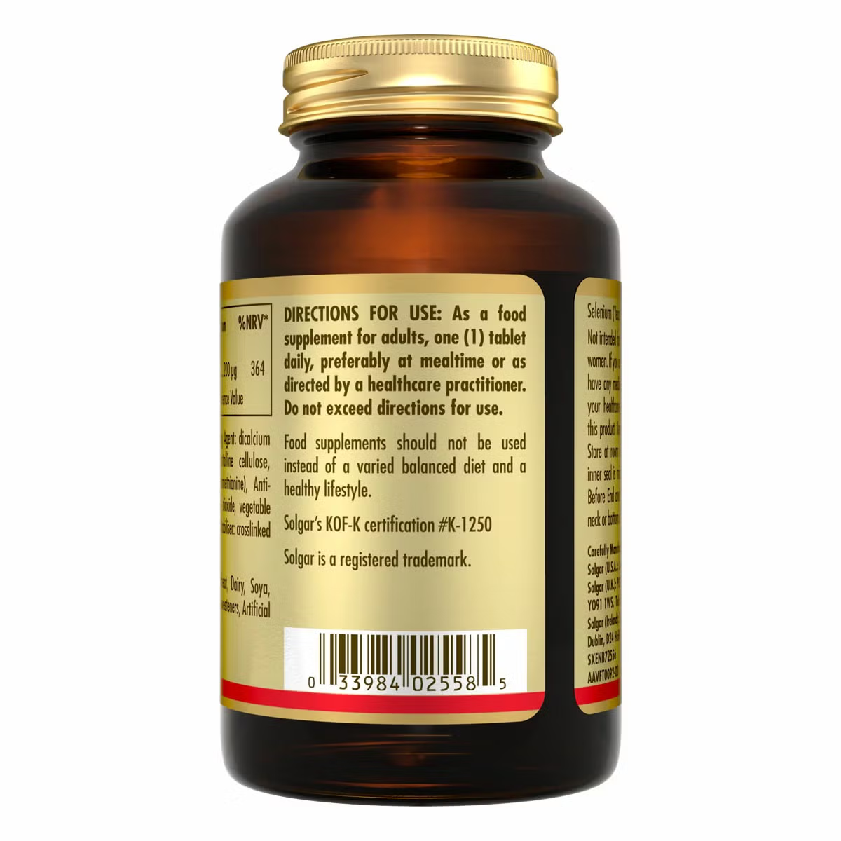 Solgar Selenium 200mcg, 250 Count
