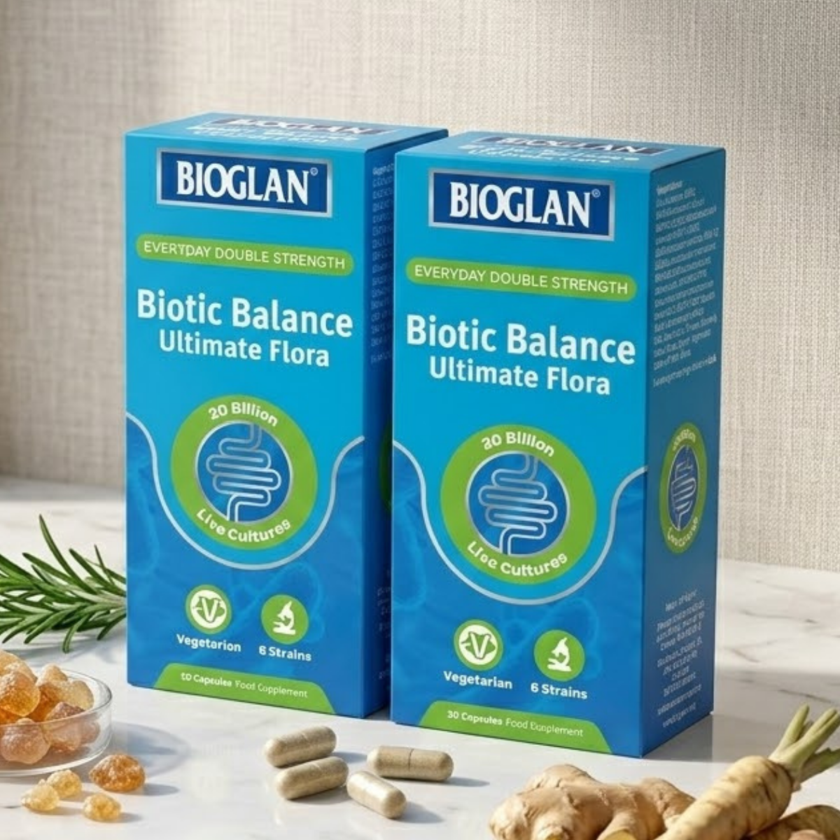 Bioglan Biotic Balance Ultimate Flora, 2 x 30 Capsules