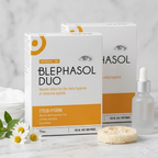 Blephasol Duo Eyelid Hygiene Solution, 2 x 100ml & 100 Pads (4 Months Supply)