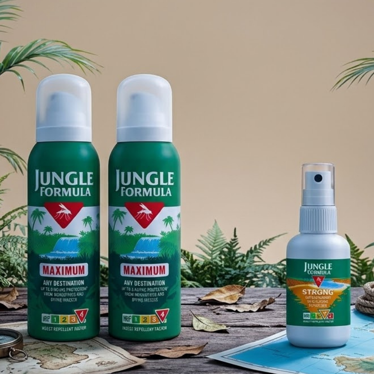 Jungle Formula Insect Repellent Pack, 2 x 125ml and 1 x 60ml