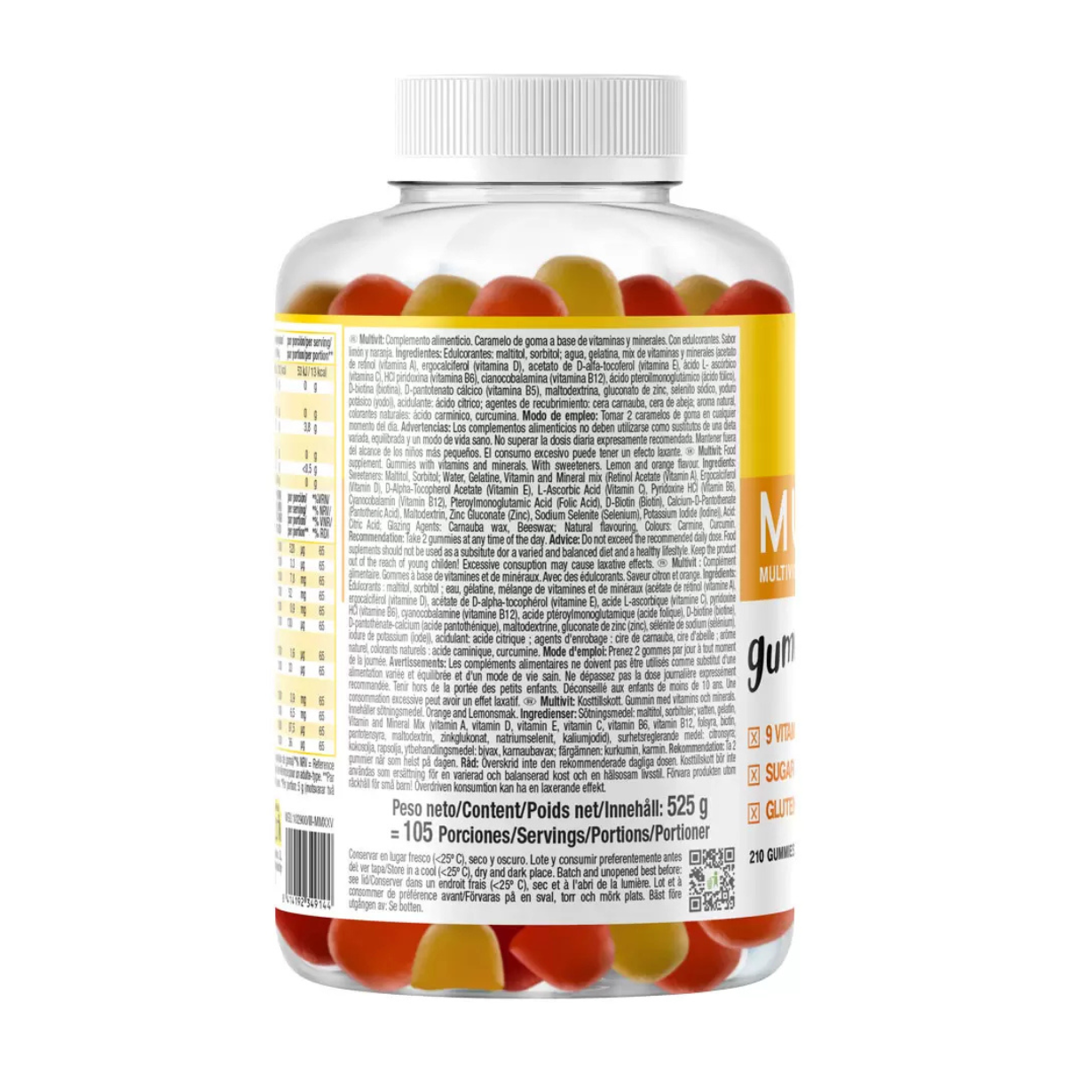 Weider Adult Multi Vitamin Gummy, 210 Count