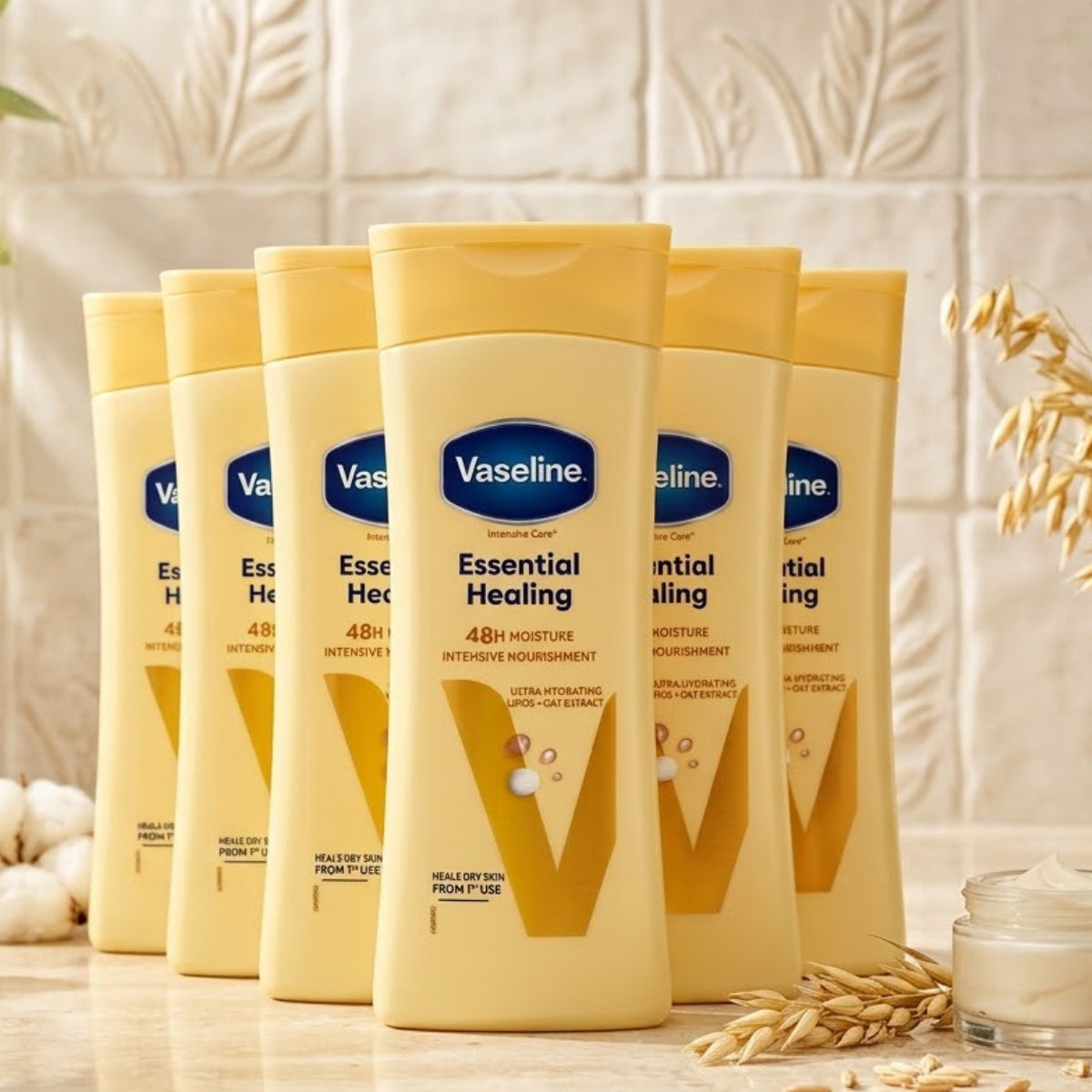 Vaseline Essential Healing Lotion, 6 x 400ml
