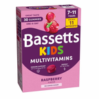 Bassetts Raspberry Multivitamin 7-11 Years, 5 x 30 Count