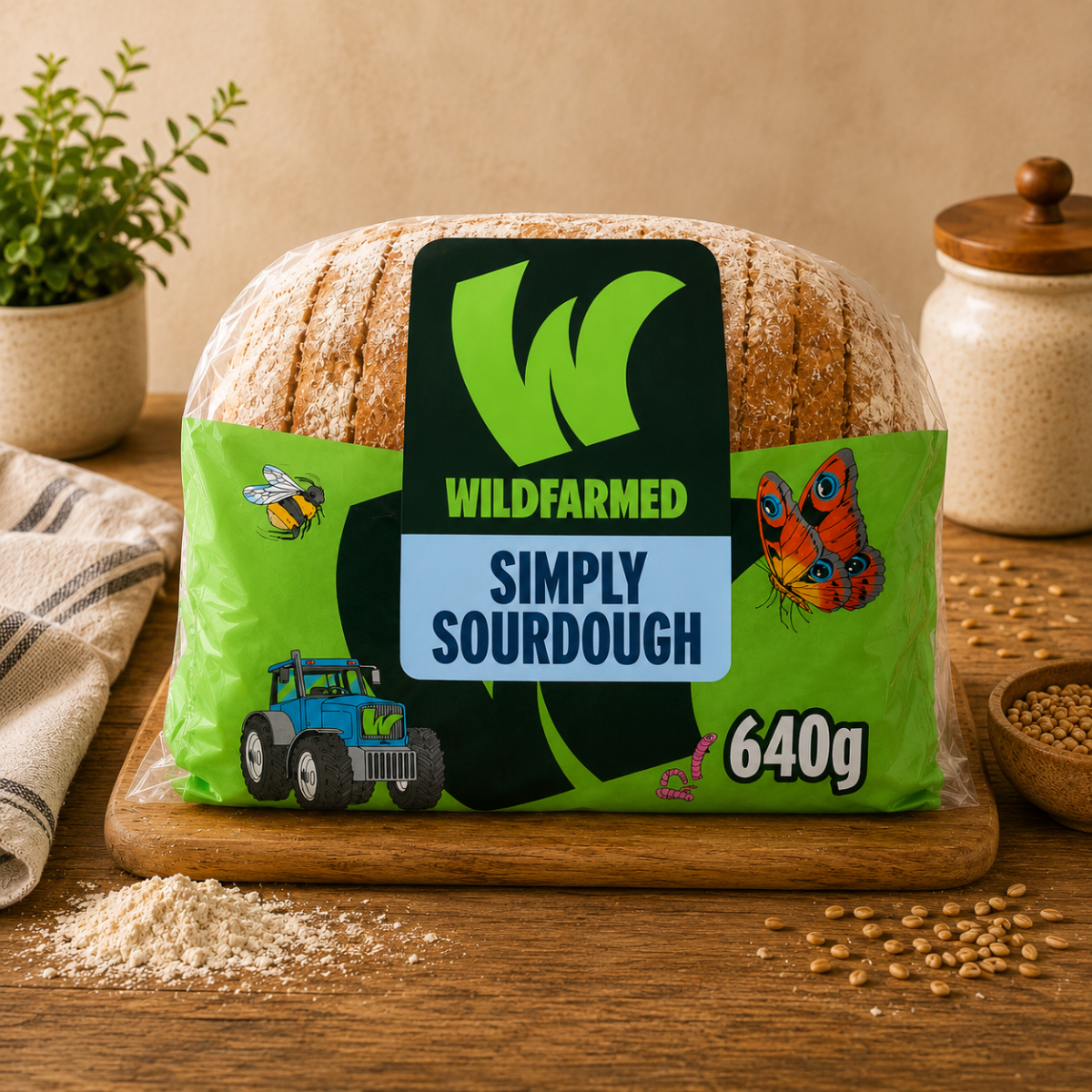Wildfarmed Simply Sourdough 640g