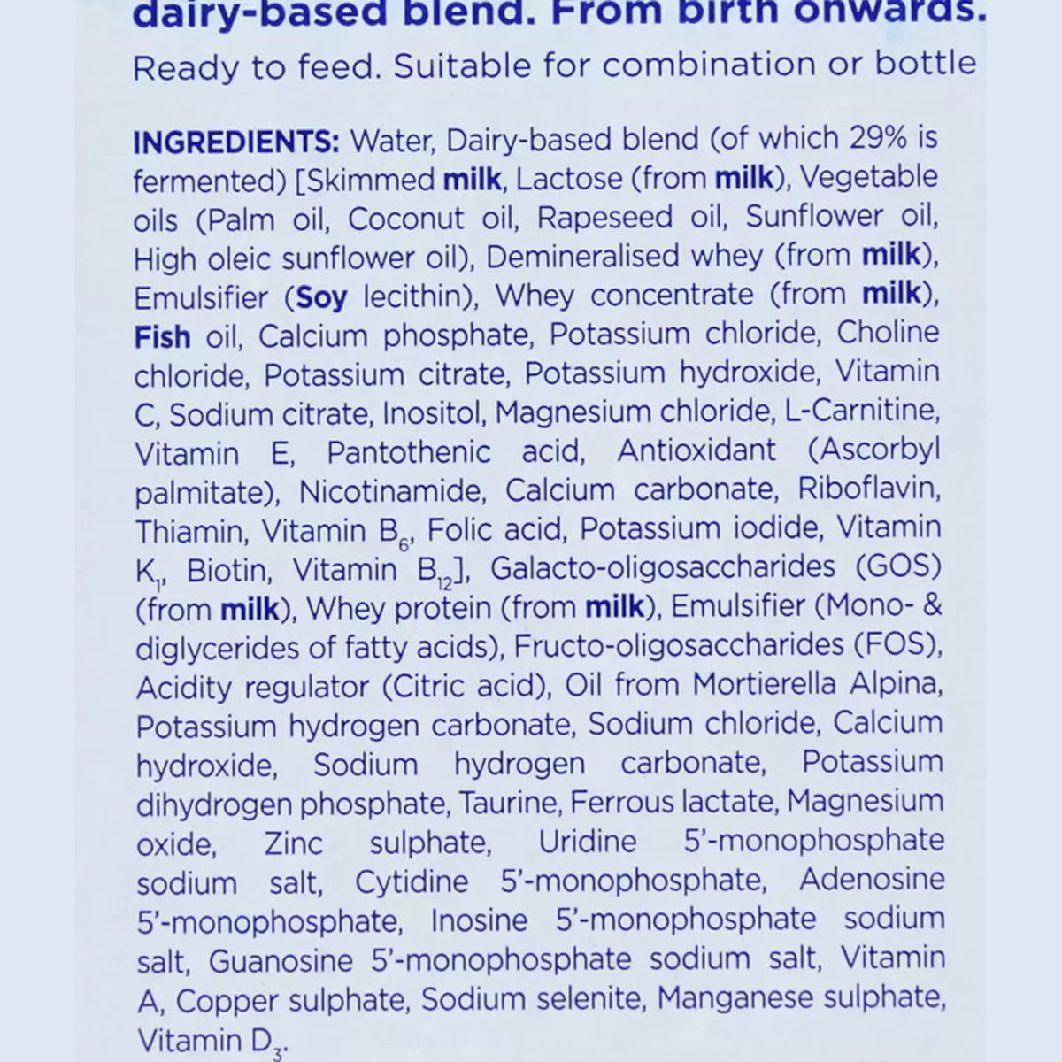 Aptamil Stage 1 Ready to Feed Infant Milk, 12 x 200ml