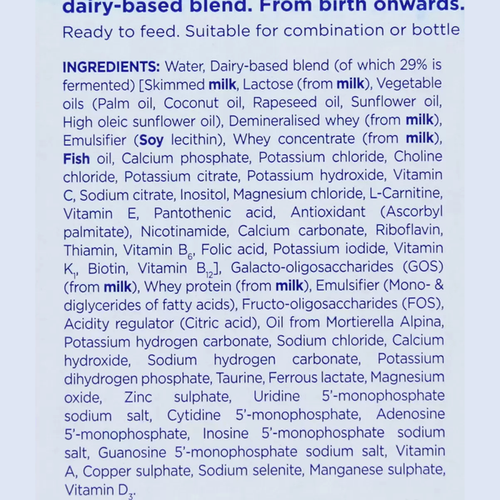 Aptamil Stage 1 Ready to Feed Infant Milk, 12 x 200ml