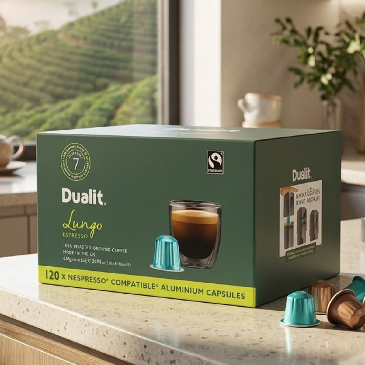 Dualit Aluminium Coffee Capsules Lungo 120pk