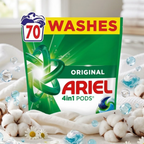 Ariel 4 in 1 Pods liquid capsules, 140 Wash
