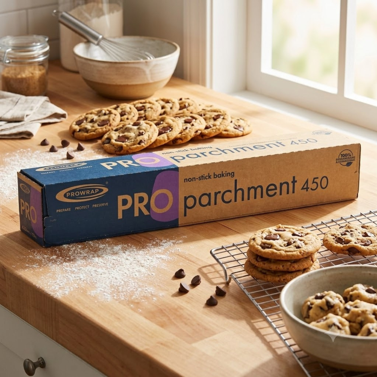 Prowrap Baking Parchment Paper 1000g, 45cm x 50m