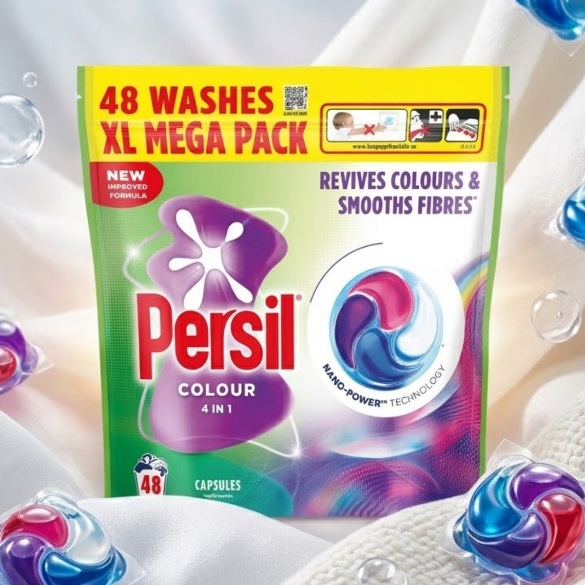 Persil Colour 4 in 1 Capsules, 2 x 48 Wash