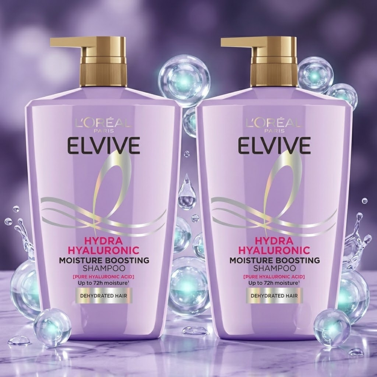 L'oreal Elvive Hydra Hyaluronic Shampoo 2 x 1L