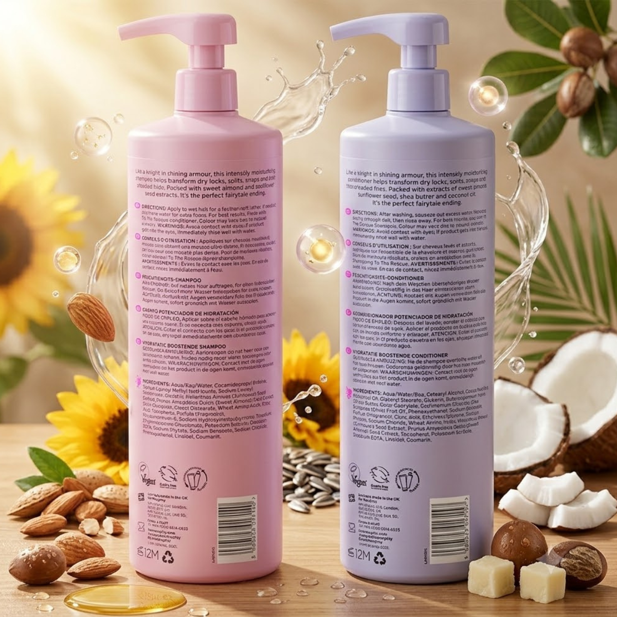 Noughty To The Rescue Shampoo & Conditioner 2 x 1L