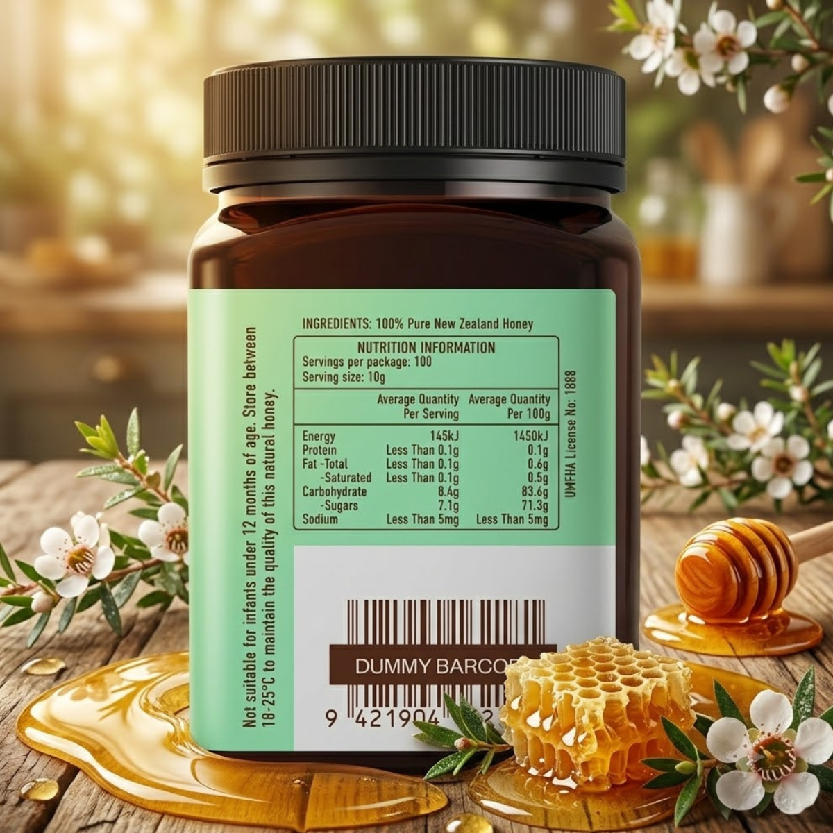 Egmont Manuka Honey MGO 355+, 1kg