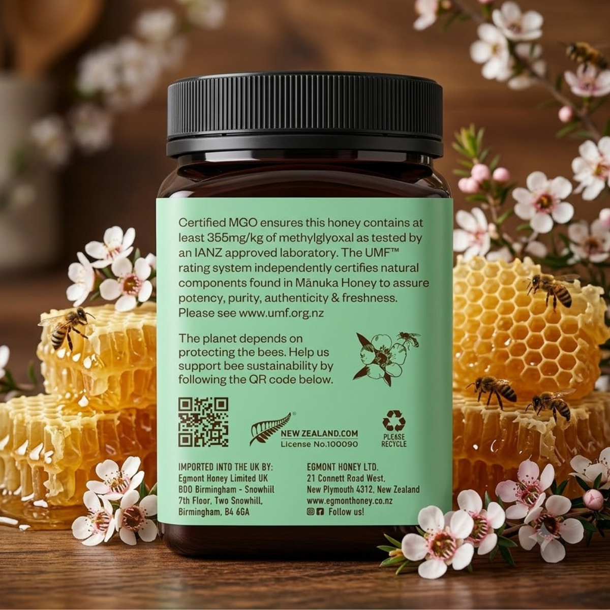 Egmont Manuka Honey MGO 355+, 1kg