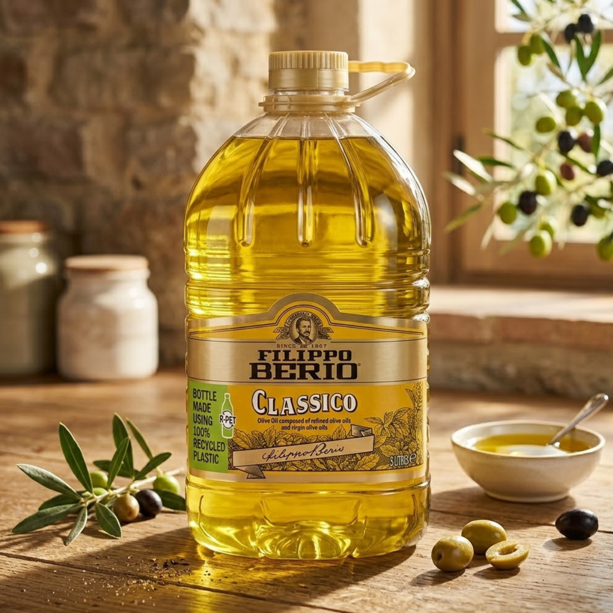 Filippo Berio Classic Olive Oil, 5L