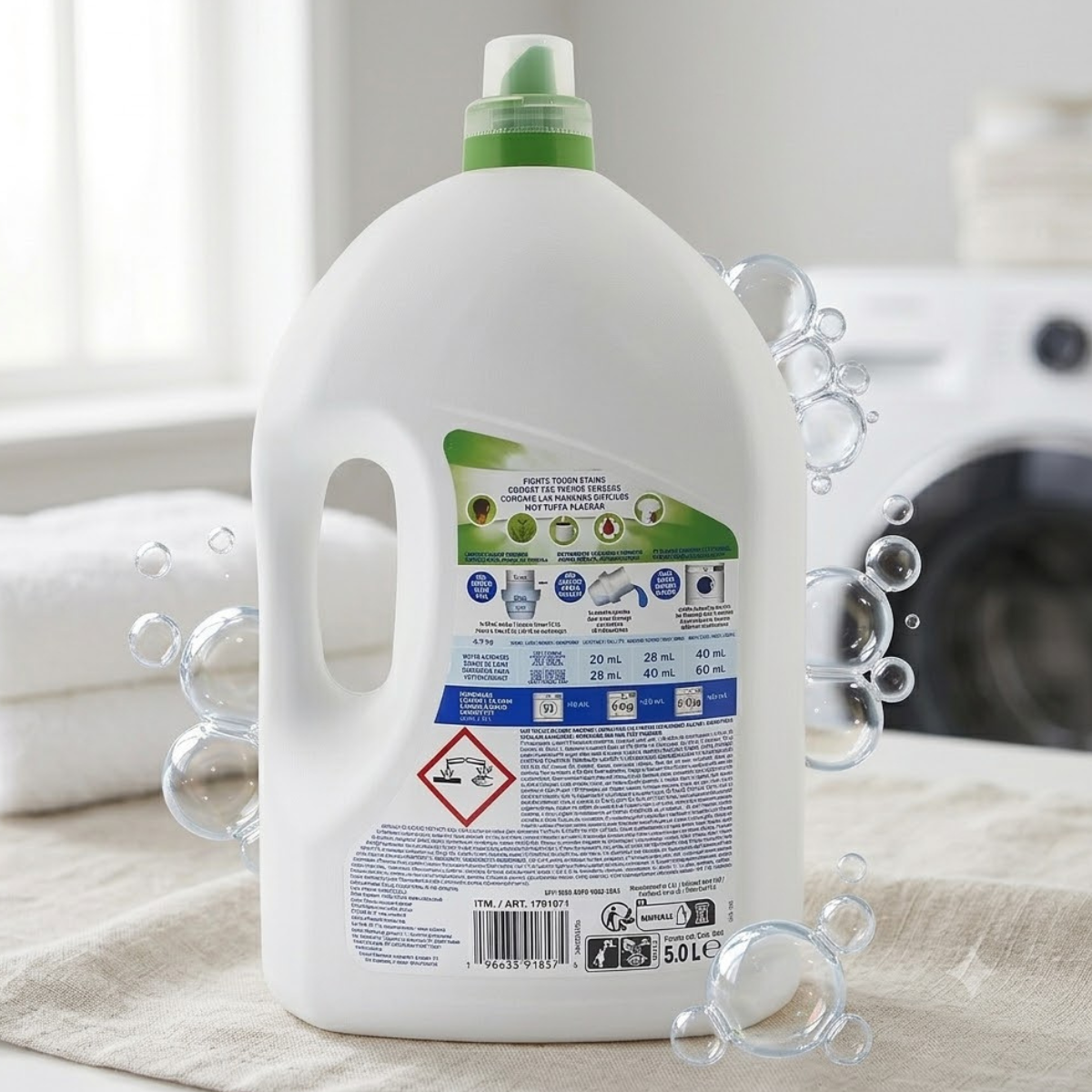 Kirkland Signature Ultra Clean Bio Laundry Liquid, 5L (178 Wash)