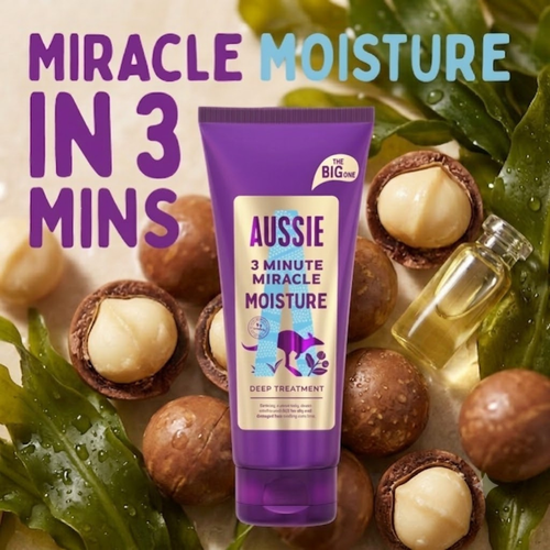 Aussie Miracle Moist 3 Minute 2 x 350ml, 700g