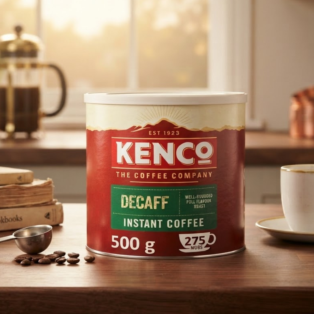 Kenco Decaffeinated Instant Coffee Granules, 500g