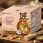 Kungfood Air-Dried Garlic Roasted Noodles, 10 x 110g