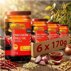 Lee Kum Kee Chiu Chow Chilli Oil, 6 x 170g