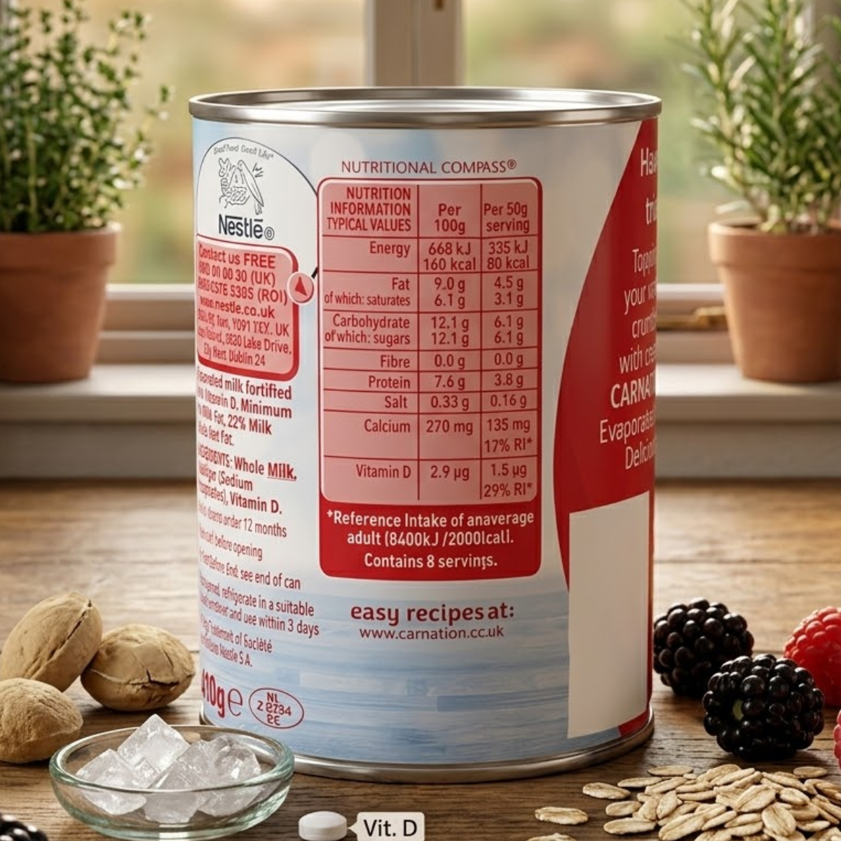 Carnation Evaporated Milk, 12 x 410g