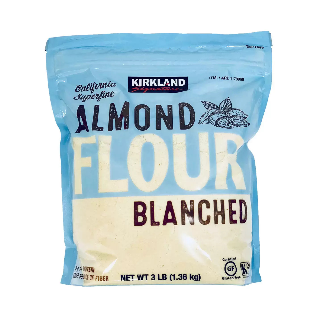 Kirkland Signature Blanched Almond Flour, 1.36kg