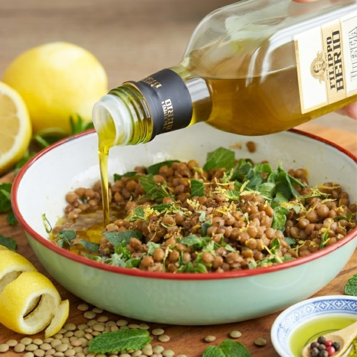Filippo Berio Garlic Flavoured Olive Oil, 1L