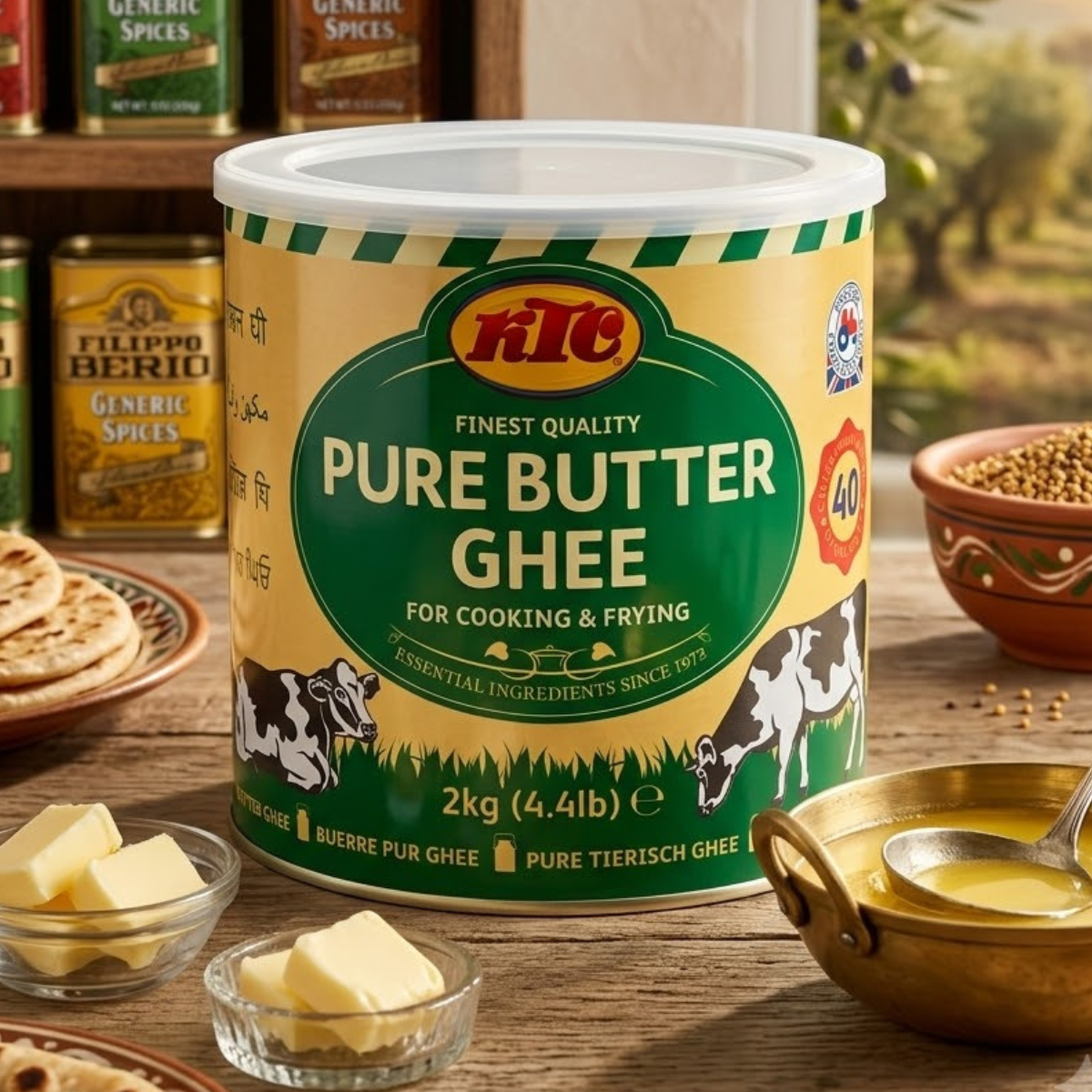 KTC Pure Butter Ghee, 2kg