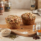 We Love Cake 2 Breakfast Muffins 100g– Fruit, Seeds & Gluten-Free Oats