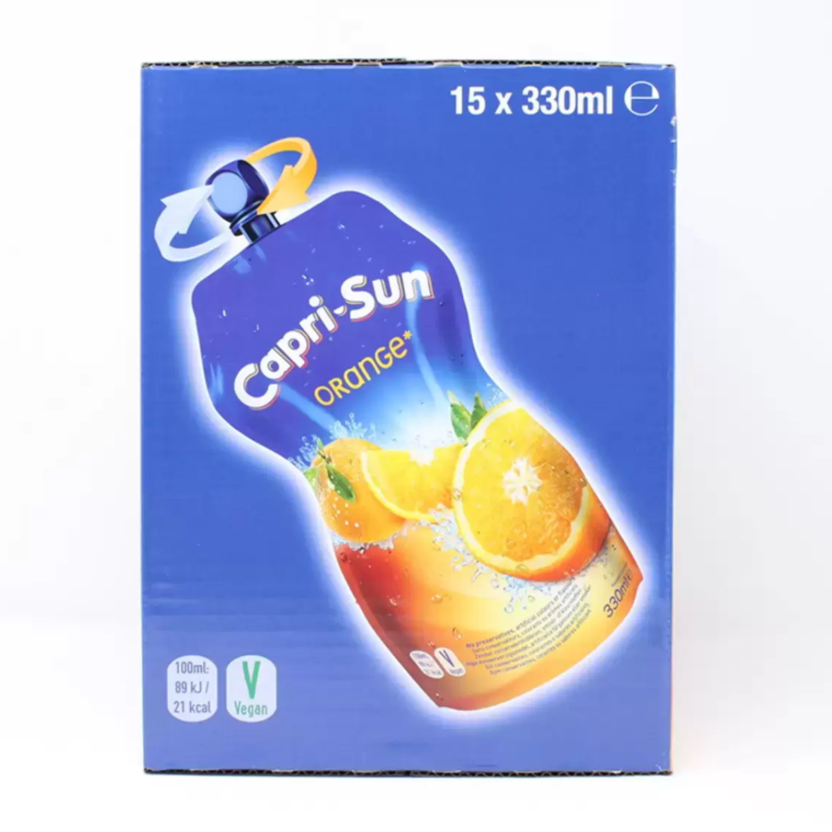 Capri Sun Orange Juice Drink, 15 x 330ml