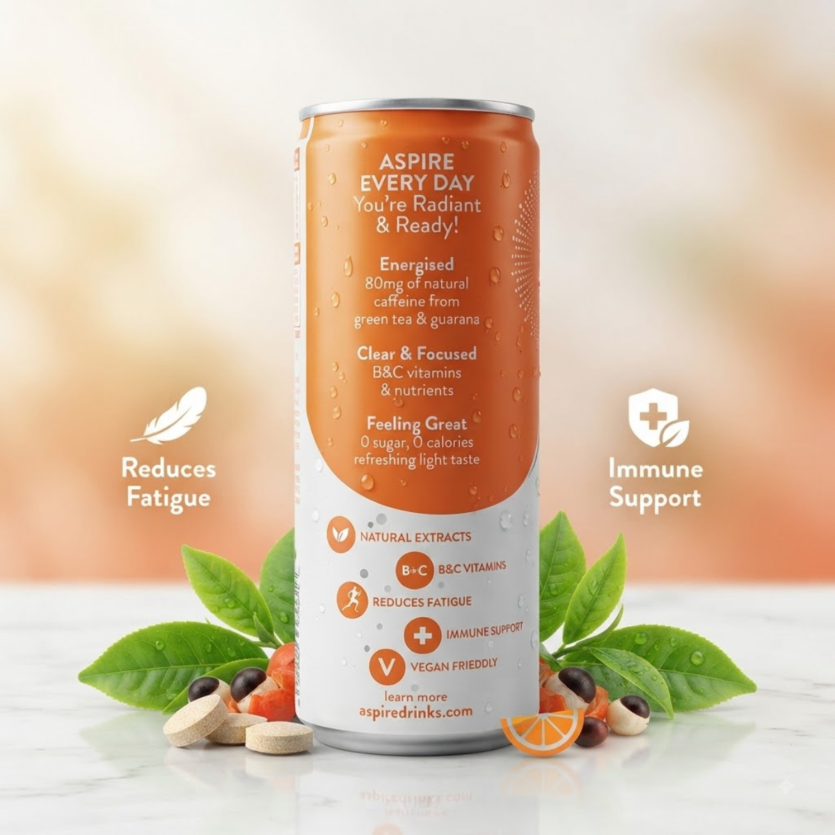 Aspire Mango Lemonade and Raspberry, 12 x 330ml