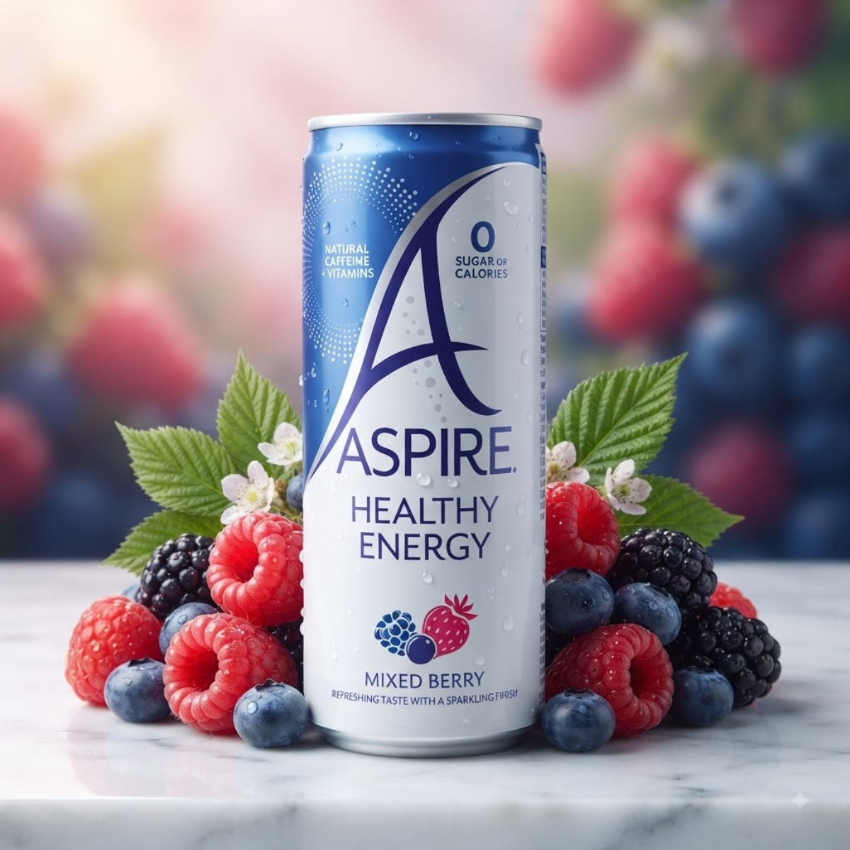 Aspire Strawberry & Watermelon & Mixed Berry, 12 x 330ml
