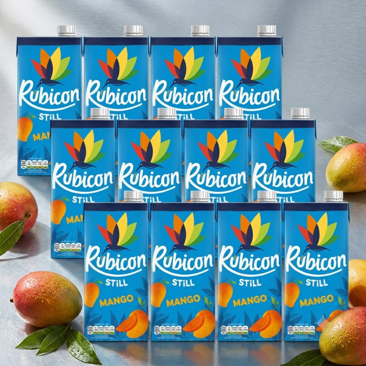 Rubicon Still Mango Juice, 12 x 1L