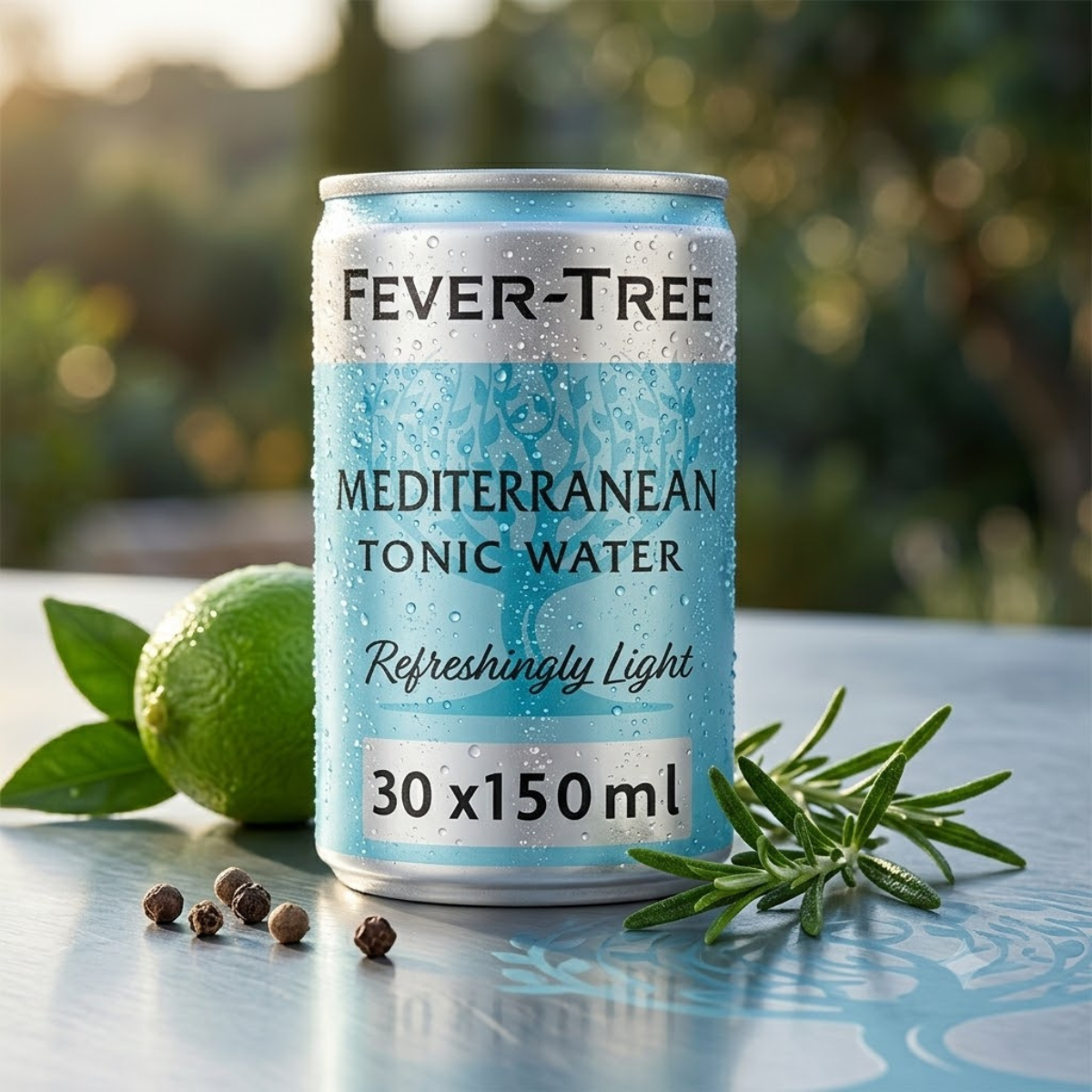 Fever-Tree Refreshingly Light Mediterranean Tonic, 2 x 15 x 150ml