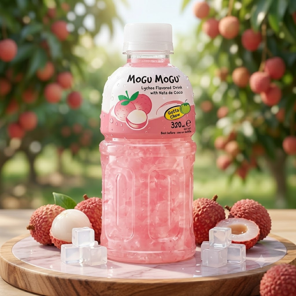 Mogu Mogu Lychee Drink, 24 x 320ml