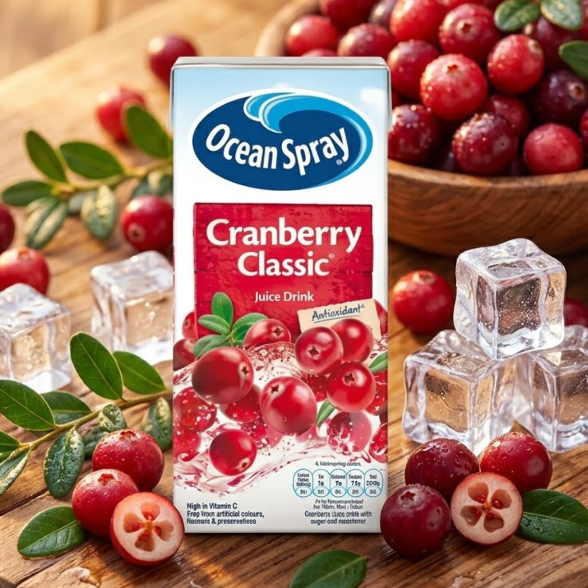 Oceanspray Cranberry Juice, 12 x 1L