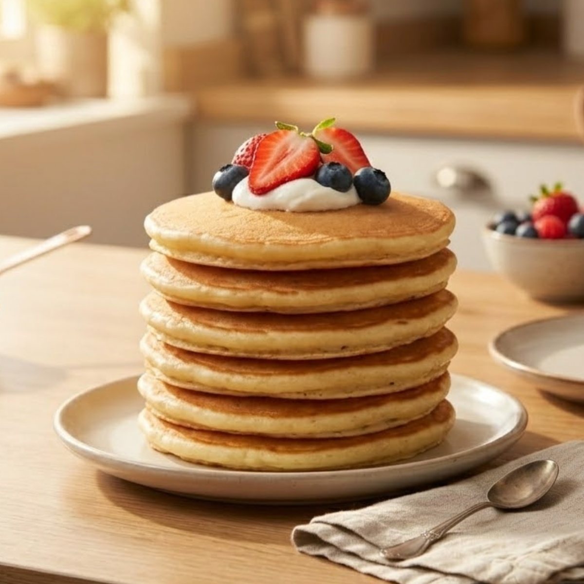 Genius Pancakes 6 pack 200g,– Milk & Wheat Free Thick & Fluffy Breakfast Pancakes