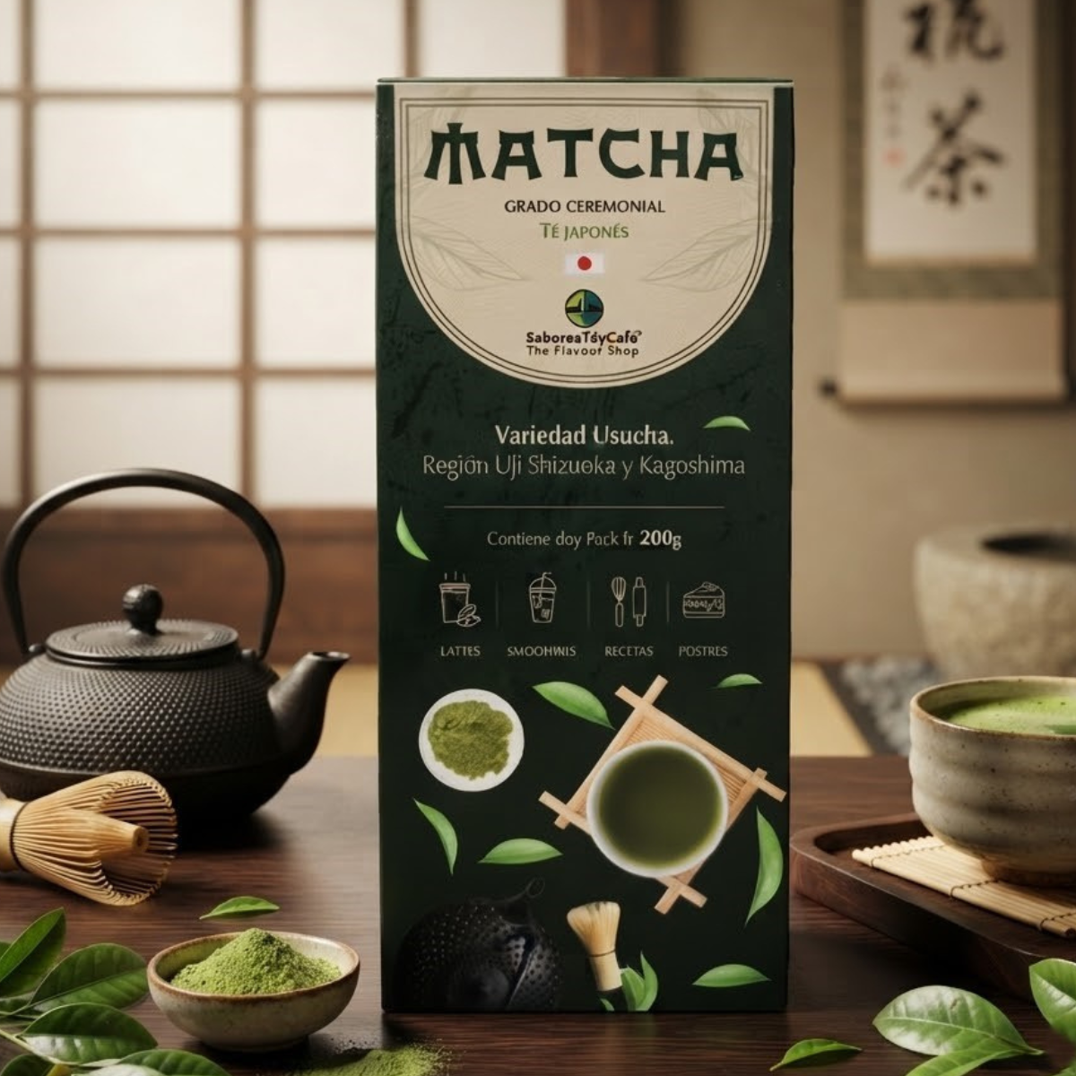 Ceremonial Grade Matcha Powder, 200g