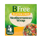 BFree Gluten Free Mediterranean Wrap 4 pack 168g – Herb & Garlic Soft Tortillas