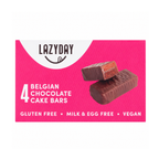 LazyDay Belgian Chocolate Cake Bars 4 Pack 120g – Gluten Free Treats