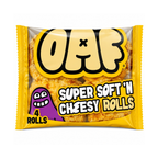 OAF Gluten Free 4 Extra Cheesy Rolls 150g– Soft Buns Topped with Mature Cheddar