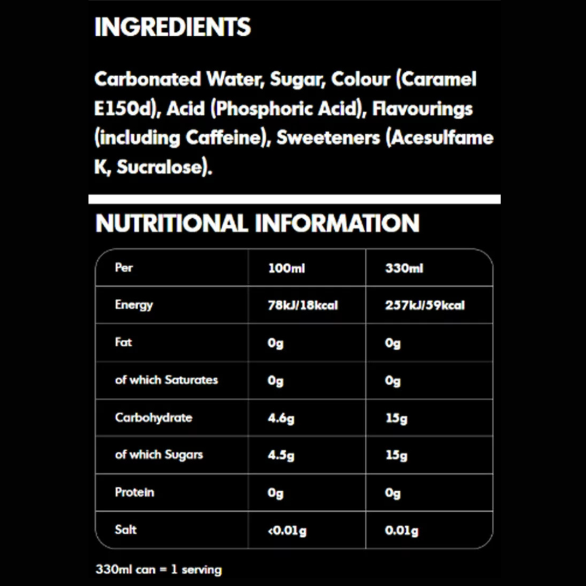 Pepsi Regular Carbonated Drink, 24 x 330ml