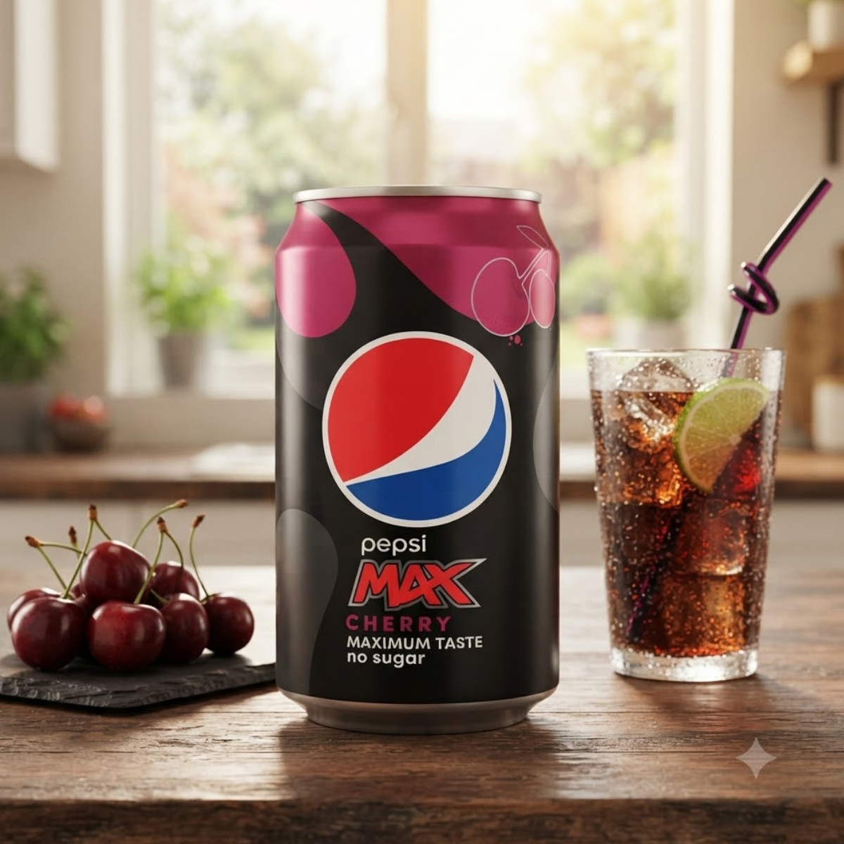 Pepsi Max Cherry Cans, 24 x 330ml